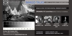 IMAGO TALKS - A Space to Talk About Cinematography - October 16